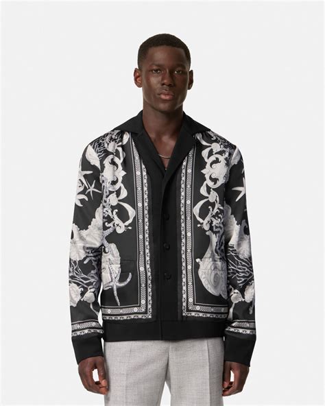 calando abiti versace|Barocco Sea Reversible Cardigan Black .